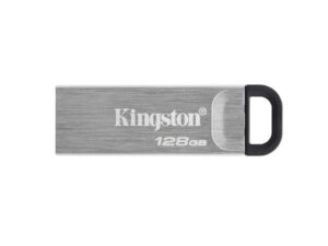 Kingston DTKN/128GB DataTraveler Kyson, 128 GB, USB 3.2, 200/ 60 MB/s, Capless, Silver