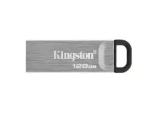 Kingston DTKN/128GB DataTraveler Kyson, 128 GB, USB 3.2, 200/ 60 MB/s, Capless, Silver