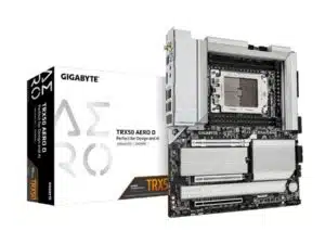 Gigabyte TRX50 AERO D, AMD TR5, AMD Ryzen™ Threadripper™, DDR5 DIMM, USB 3.2 Gen 2, 2.5 GbE, WI-