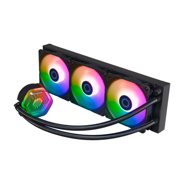 Cooler Master MLX-D36M-A25PZ-RW MasterLiquid 360 Atmos, 3x 120mm ARGB White, 690-2500 RPM ± 10% 4 Cooler Master MLX-D36M-A25PZ-RW MasterLiquid 360 Atmos, 3x 120mm ARGB White, 690-2500 RPM ± 10% - Afbeelding 4