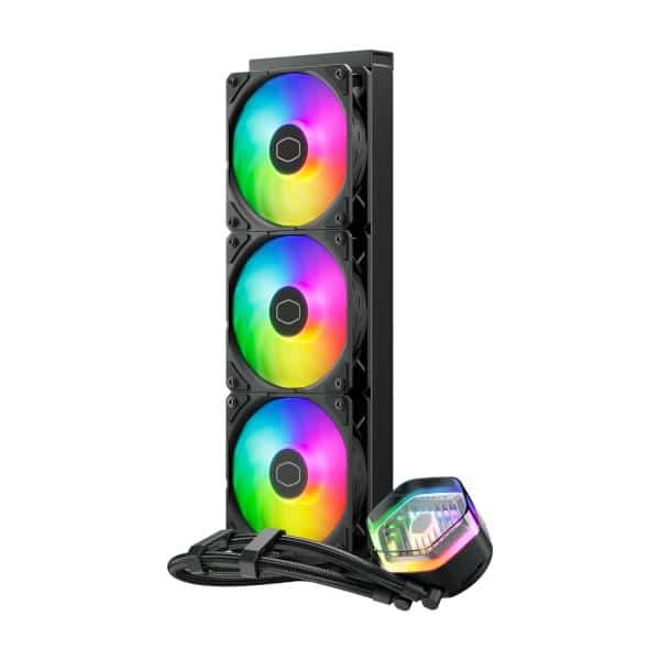 Cooler Master MLX-D36M-A25PZ-RW MasterLiquid 360 Atmos, 3x 120mm ARGB White, 690-2500 RPM ± 10% 5 Cooler Master MLX-D36M-A25PZ-RW MasterLiquid 360 Atmos, 3x 120mm ARGB White, 690-2500 RPM ± 10% - Afbeelding 5