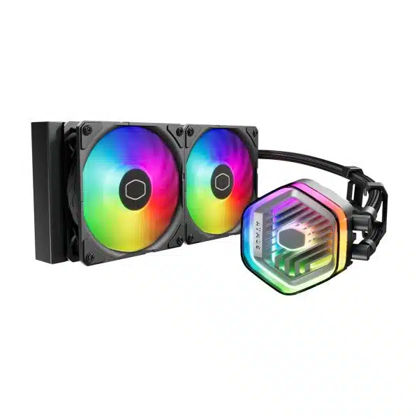 Cooler Master MLX-D24M-A25PZ-RW MasterLiquid 240 Atmos ARGB, 4-pin, 2x 120mm, 690-2500 RPM 1 Cooler Master MLX-D24M-A25PZ-RW MasterLiquid 240 Atmos ARGB, 4-pin, 2x 120mm, 690-2500 RPM