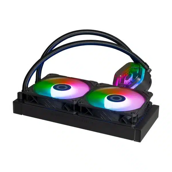 Cooler Master MLX-D24M-A25PZ-RW MasterLiquid 240 Atmos ARGB, 4-pin, 2x 120mm, 690-2500 RPM 3 Cooler Master MLX-D24M-A25PZ-RW MasterLiquid 240 Atmos ARGB, 4-pin, 2x 120mm, 690-2500 RPM - Afbeelding 3