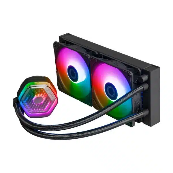 Cooler Master MLX-D24M-A25PZ-RW MasterLiquid 240 Atmos ARGB, 4-pin, 2x 120mm, 690-2500 RPM 4 Cooler Master MLX-D24M-A25PZ-RW MasterLiquid 240 Atmos ARGB, 4-pin, 2x 120mm, 690-2500 RPM - Afbeelding 4