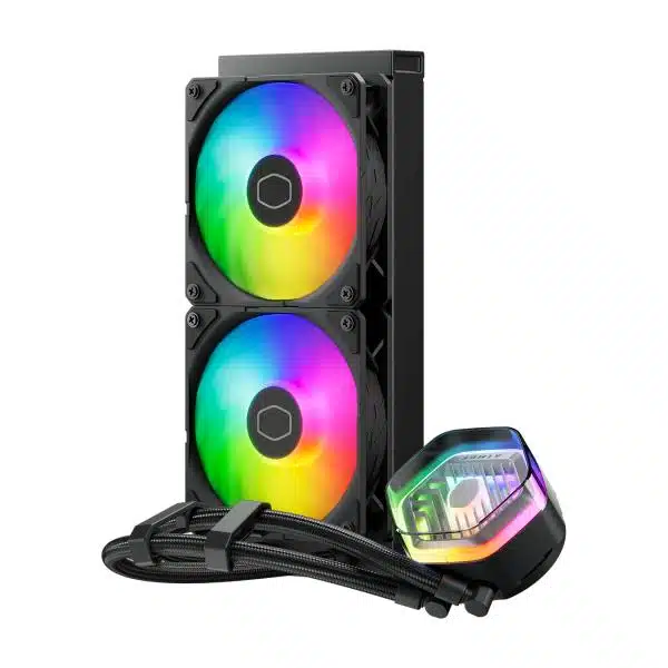 Cooler Master MLX-D24M-A25PZ-RW MasterLiquid 240 Atmos ARGB, 4-pin, 2x 120mm, 690-2500 RPM 5 Cooler Master MLX-D24M-A25PZ-RW MasterLiquid 240 Atmos ARGB, 4-pin, 2x 120mm, 690-2500 RPM - Afbeelding 5
