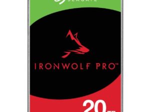 Seagate ST20000NT001 IronWolf Pro HDD, 20 TB, 3.5", SATA3, 7200 RPM, 285 MiB/s