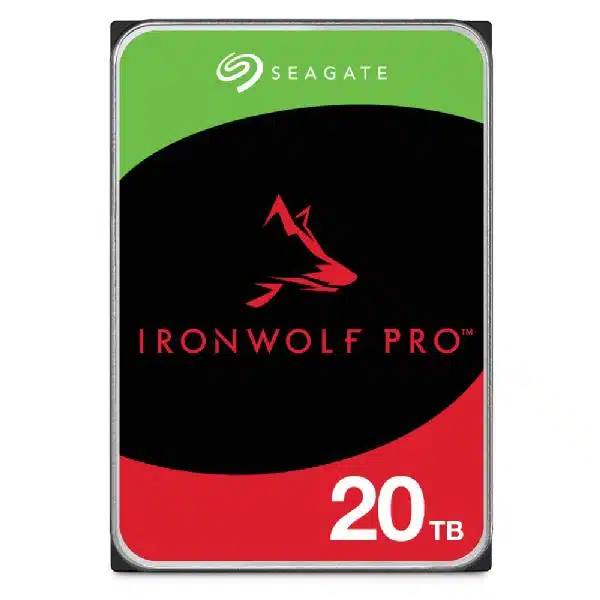 Seagate ST20000NT001 IronWolf Pro HDD, 20 TB, 3.5", SATA3, 7200 RPM, 285 MiB/s 1 Seagate ST20000NT001 IronWolf Pro HDD, 20 TB, 3.5", SATA3, 7200 RPM, 285 MiB/s