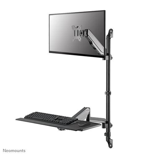Neomounts WL90-325BL1 height adjustable wall mounted workstation for 17-32" screens, keyb 1 Neomounts WL90-325BL1 height adjustable wall mounted workstation for 17-32" screens, keyb