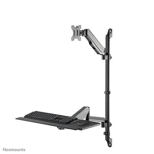 Neomounts WL90-325BL1 height adjustable wall mounted workstation for 17-32" screens, keyb 2 Neomounts WL90-325BL1 height adjustable wall mounted workstation for 17-32" screens, keyb - Afbeelding 2
