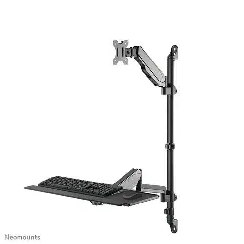 Neomounts WL90-325BL1 height adjustable wall mounted workstation for 17-32" screens, keyb 2 Neomounts WL90-325BL1 height adjustable wall mounted workstation for 17-32" screens, keyb - Afbeelding 2