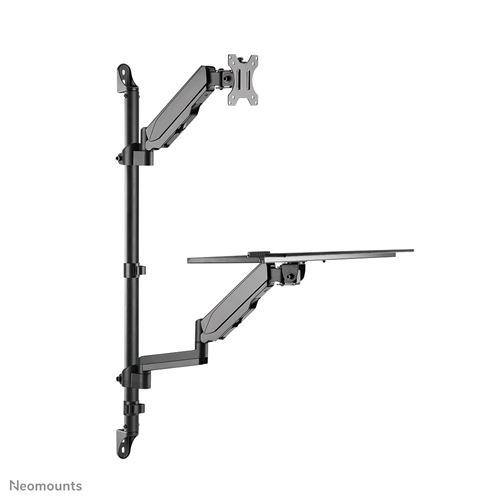 Neomounts WL90-325BL1 height adjustable wall mounted workstation for 17-32" screens, keyb 3 Neomounts WL90-325BL1 height adjustable wall mounted workstation for 17-32" screens, keyb - Afbeelding 3