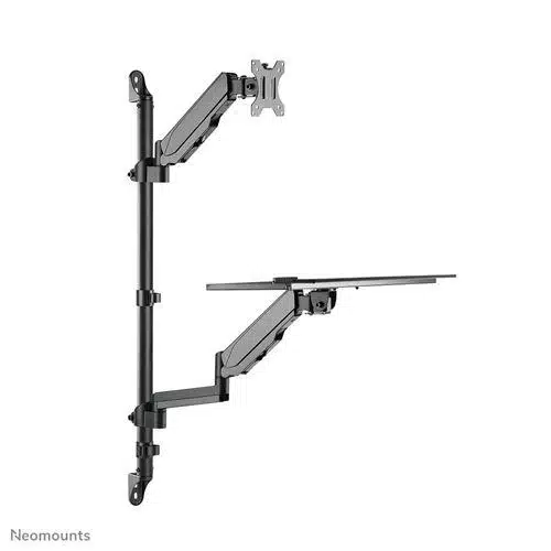 Neomounts WL90-325BL1 height adjustable wall mounted workstation for 17-32" screens, keyb 3 Neomounts WL90-325BL1 height adjustable wall mounted workstation for 17-32" screens, keyb - Afbeelding 3