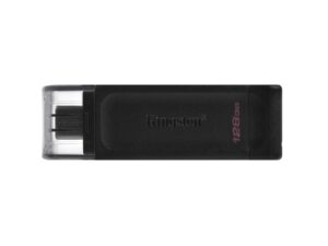 Kingston DT70/128GB DataTraveler 70 USB-C Flash-drive, 128 GB, USB-C 3.2 Gen 1