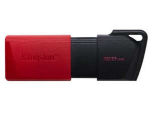 Kingston DTXM/128GB DataTraveler Exodia M, 128 GB, USB 3.2 Gen 1 Type-A, Slide, Black/Red