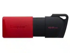 Kingston DTXM/128GB DataTraveler Exodia M, 128 GB, USB 3.2 Gen 1 Type-A, Slide, Black/Red