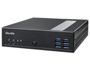 Barebones 54 Shuttle PEB-DL30N101 DL30N Slim Barebone PC, 1.35L, IIntel N100 Fan, DDR5, 2x 2.5 GbE, 65W, 24/7