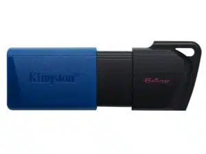 Kingston DTXM/64GB Technology DataTraveler Exodia M Black & Blue, 64 GB, USB 3.2 Gen 1, Slide