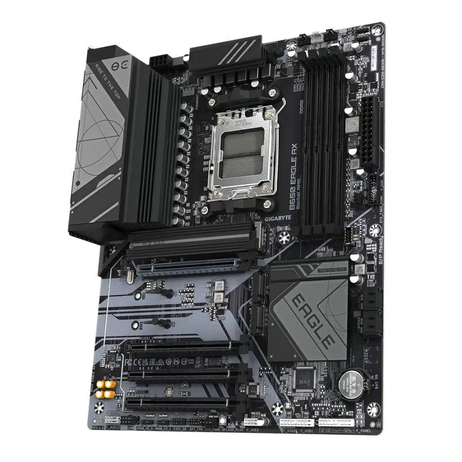 Gigabyte B650 EAGLE AX B650 EAGLE AX, ATX, AMD AM5, DDR5 (7600 OC) PCIe 5.0, Wi-Fi 6E 802.11ax, GbE 4 Gigabyte B650 EAGLE AX B650 EAGLE AX, ATX, AMD AM5, DDR5 (7600 OC) PCIe 5.0, Wi-Fi 6E 802.11ax, GbE - Afbeelding 4
