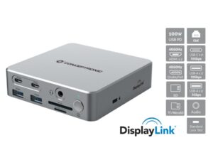 Conceptronic DONN25G 15-in-1 DisplayLink USB 3.2 Gen 2 Docking Station, Triple 4K60Hz, HDMI, DP, USB