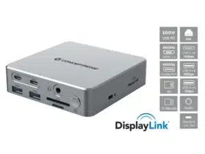 Conceptronic DONN25G 15-in-1 DisplayLink USB 3.2 Gen 2 Docking Station, Triple 4K60Hz, HDMI, DP, USB