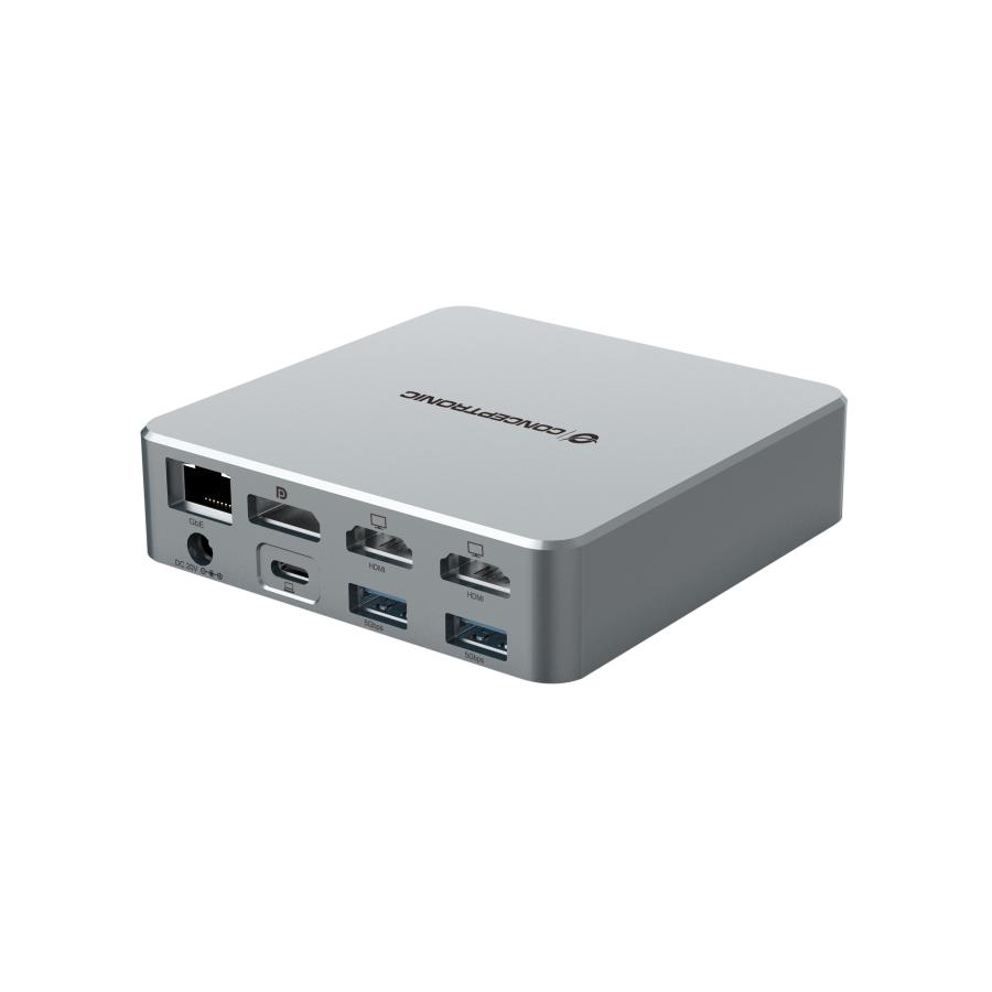 Conceptronic DONN25G 15-in-1 DisplayLink USB 3.2 Gen 2 Docking Station, Triple 4K60Hz, HDMI, DP, USB 3 Conceptronic DONN25G 15-in-1 DisplayLink USB 3.2 Gen 2 Docking Station, Triple 4K60Hz, HDMI, DP, USB - Afbeelding 3