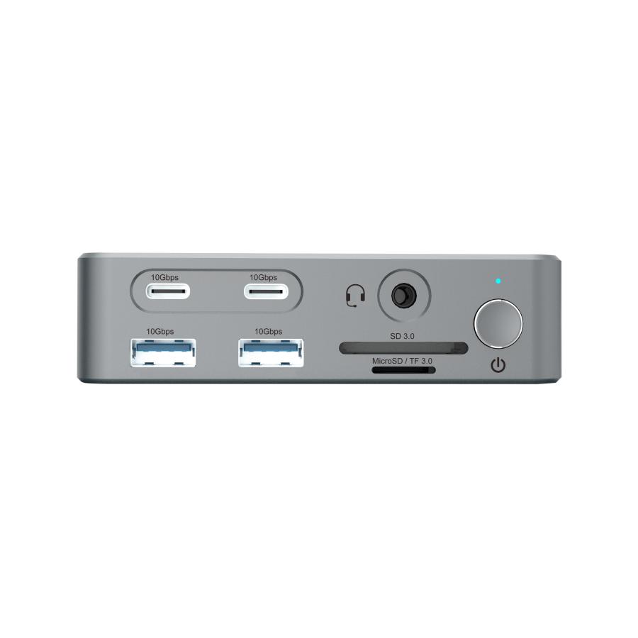 Conceptronic DONN25G 15-in-1 DisplayLink USB 3.2 Gen 2 Docking Station, Triple 4K60Hz, HDMI, DP, USB 4 Conceptronic DONN25G 15-in-1 DisplayLink USB 3.2 Gen 2 Docking Station, Triple 4K60Hz, HDMI, DP, USB - Afbeelding 4