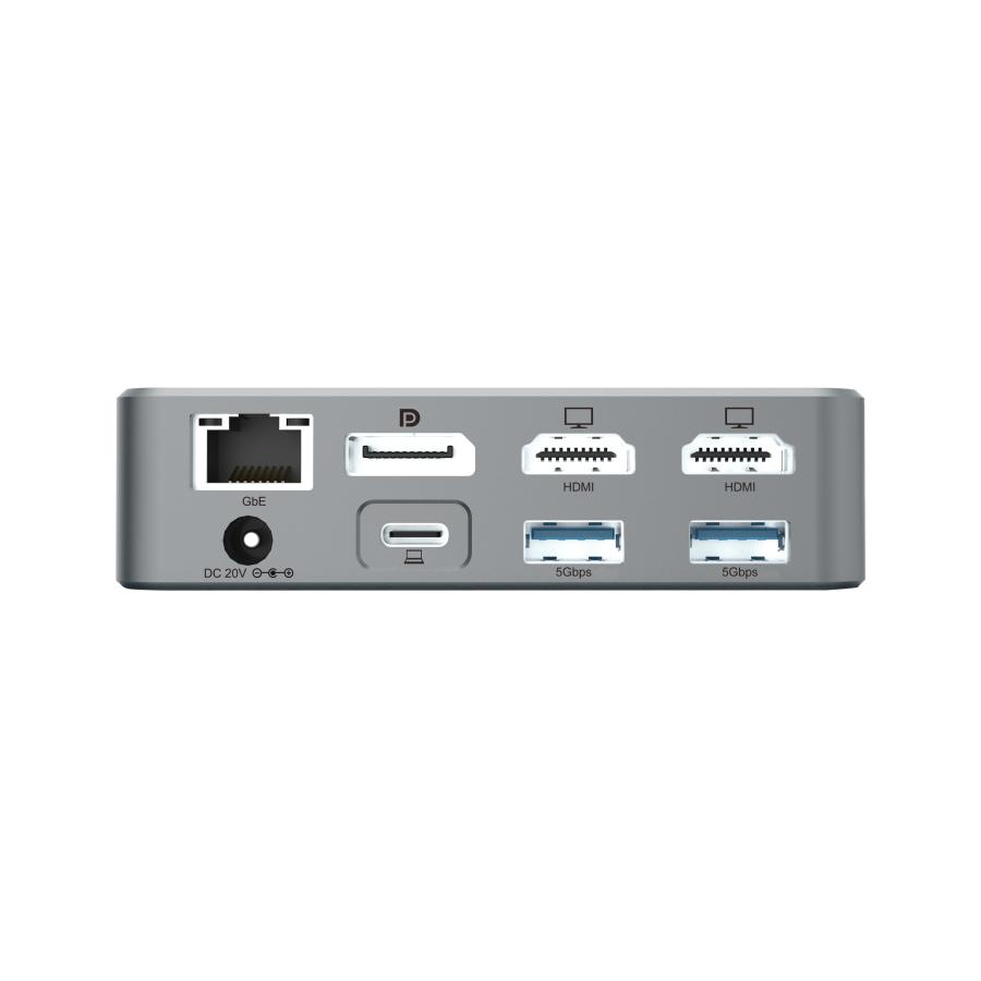 Conceptronic DONN25G 15-in-1 DisplayLink USB 3.2 Gen 2 Docking Station, Triple 4K60Hz, HDMI, DP, USB 5 Conceptronic DONN25G 15-in-1 DisplayLink USB 3.2 Gen 2 Docking Station, Triple 4K60Hz, HDMI, DP, USB - Afbeelding 5
