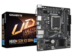 Gigabyte H610M S2H V3 DDR4 H610M S2H V3, Intel LGA1700, DDR4, 3200 MHz, GbE LAN, 4+1+1 Digital VRM
