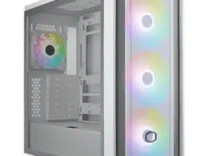 Cooler Master MB600-WGNN-S00 MasterBox 600 White, TG, eATX, 3x 140mm ARGB, 1x 120mm, USB3.2 Gen2
