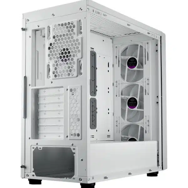 Cooler Master MB600-WGNN-S00 MasterBox 600 White, TG, eATX, 3x 140mm ARGB, 1x 120mm, USB3.2 Gen2 5 Cooler Master MB600-WGNN-S00 MasterBox 600 White, TG, eATX, 3x 140mm ARGB, 1x 120mm, USB3.2 Gen2 - Afbeelding 5