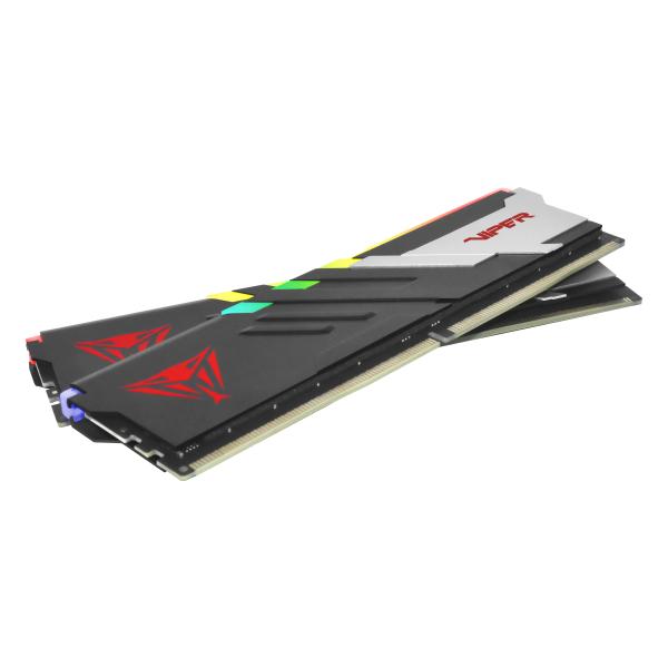 Patriot PVVR532G600C30K Viper Venom RGB DIMM Dual kit, 32 GB, DDR5, 6000MTs, CL30 2 Patriot PVVR532G600C30K Viper Venom RGB DIMM Dual kit, 32 GB, DDR5, 6000MTs, CL30 - Afbeelding 2