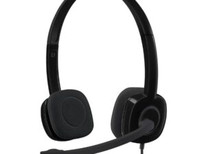 Logitech 981-000589 H151 Stereo Headset, Wired, Office/Call center, 20 - 20000 Hz, Headset, Black