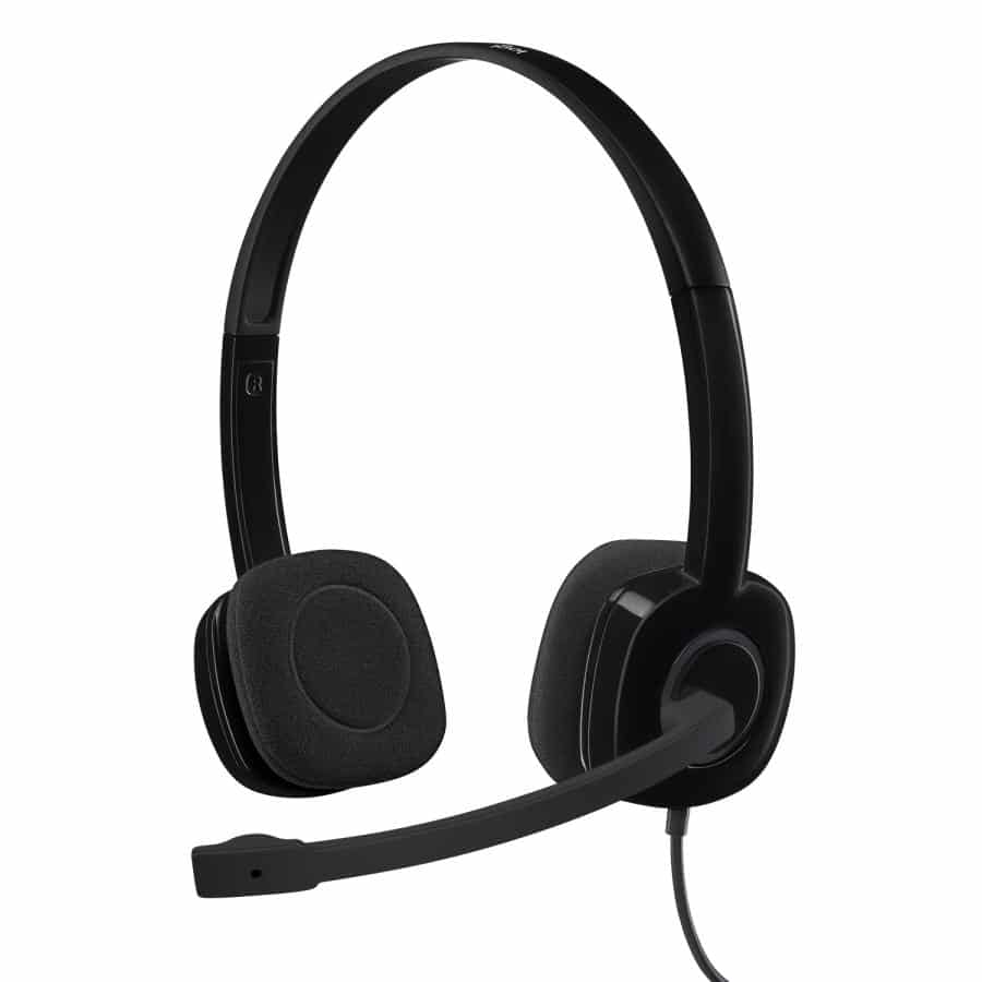 Logitech 981-000589 H151 Stereo Headset, Wired, Office/Call center, 20 - 20000 Hz, Headset, Black 1 Logitech 981-000589 H151 Stereo Headset, Wired, Office/Call center, 20 - 20000 Hz, Headset, Black