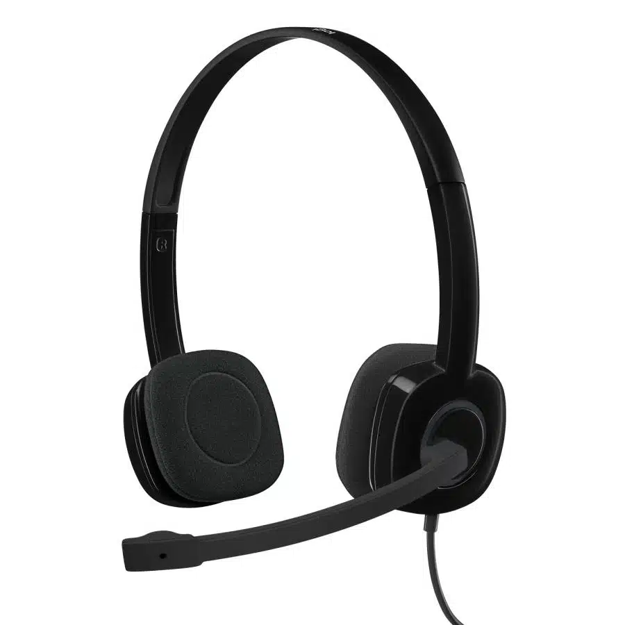 Logitech 981-000589 H151 Stereo Headset, Wired, Office/Call center, 20 - 20000 Hz, Headset, Black 1 Logitech 981-000589 H151 Stereo Headset, Wired, Office/Call center, 20 - 20000 Hz, Headset, Black
