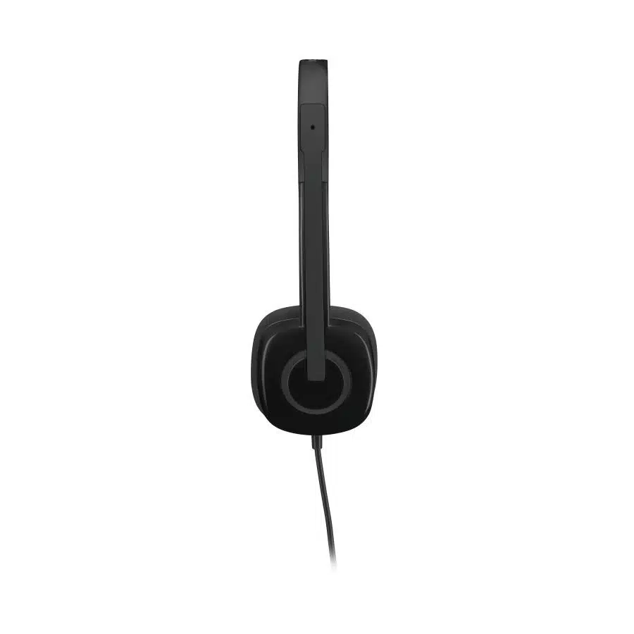 Logitech 981-000589 H151 Stereo Headset, Wired, Office/Call center, 20 - 20000 Hz, Headset, Black 3 Logitech 981-000589 H151 Stereo Headset, Wired, Office/Call center, 20 - 20000 Hz, Headset, Black - Afbeelding 3