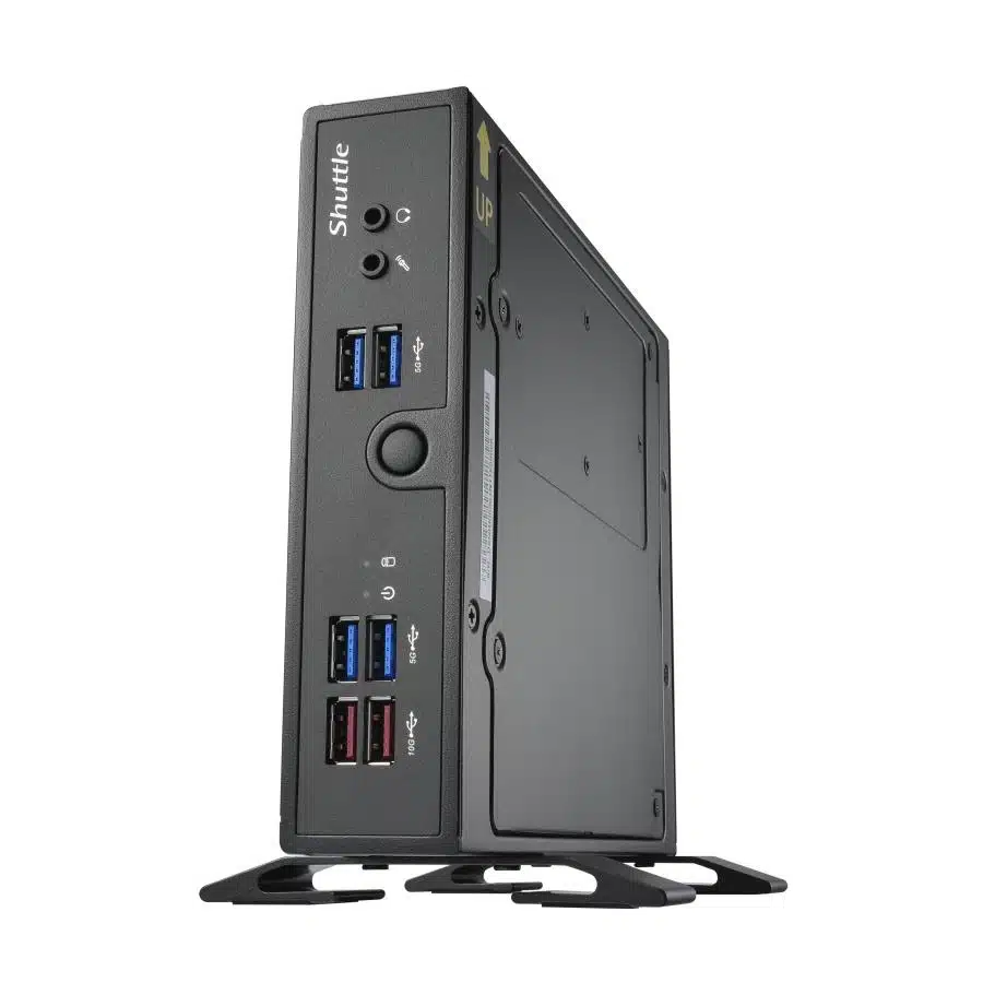 Shuttle PEB-DS50U011 DS50U XPC Slim Barebone, Intel 7305, DDR5, 2x LAN (2.5Gbit + 1Gbit) fanless 2 Shuttle PEB-DS50U011 DS50U XPC Slim Barebone, Intel 7305, DDR5, 2x LAN (2.5Gbit + 1Gbit) fanless - Afbeelding 2
