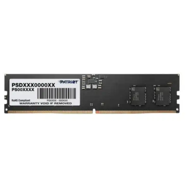 Patriot PSD48G32002 Signature-Line DIMM, 1x 8 GB, DDR4, 3200 Mhz, CL22, 1.2v, Black HS 1 Patriot PSD48G32002 Signature-Line DIMM, 1x 8 GB, DDR4, 3200 Mhz, CL22, 1.2v, Black HS