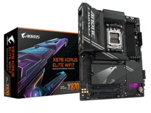 Gigabyte X870 A ELITE WIFI7, ATX, AMD AM5, X870, 4x DDR5, USB4, 2.5 GbE, Wi-Fi 7, PCIe 5.0