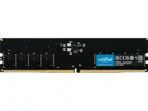 Crucial CT16G56C46U5 U-DIMM, 16GB, DDR5, 5600 Mhz, CL46, Black