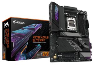 Gigabyte X870E A ELITE WIFI7, ATX, AMD AM5, X870, 4x DDR5, USB4, 2.5 GbE, Wi-FI 7, PCIe 5.0