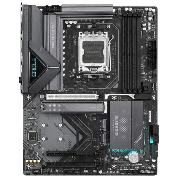 Gigabyte X870 EAGLE WIFI7, ATX, AMD AM5, 4x DIMM DDR5, Dual USB4 Type-C, 2.5 Gbe, Wi-Fi7 2 Gigabyte X870 EAGLE WIFI7, ATX, AMD AM5, 4x DIMM DDR5, Dual USB4 Type-C, 2.5 Gbe, Wi-Fi7 - Afbeelding 2