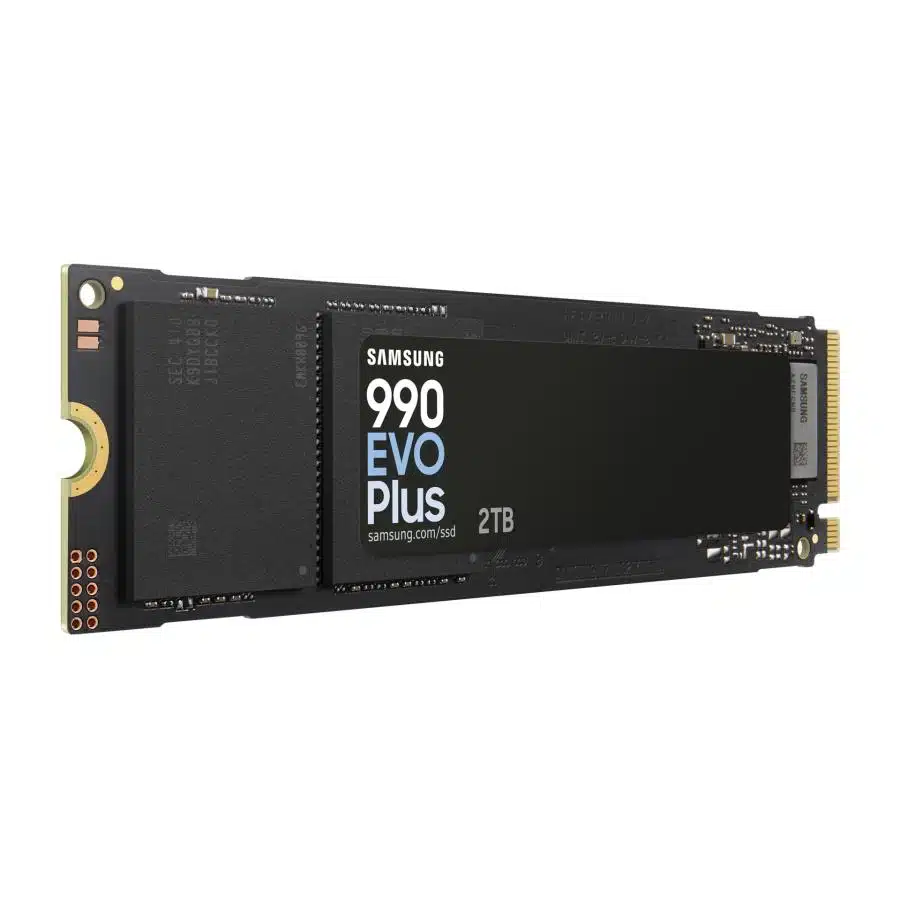 Samsung MZ-V9S2T0BW MZ-V9S2T0 990 EVO Plus SSD, 2 TB, M.2, PCie 4.0, 7150 MB/s, 1350000 IOPS, Black 4 Samsung MZ-V9S2T0BW MZ-V9S2T0 990 EVO Plus SSD, 2 TB, M.2, PCie 4.0, 7150 MB/s, 1350000 IOPS, Black - Afbeelding 4