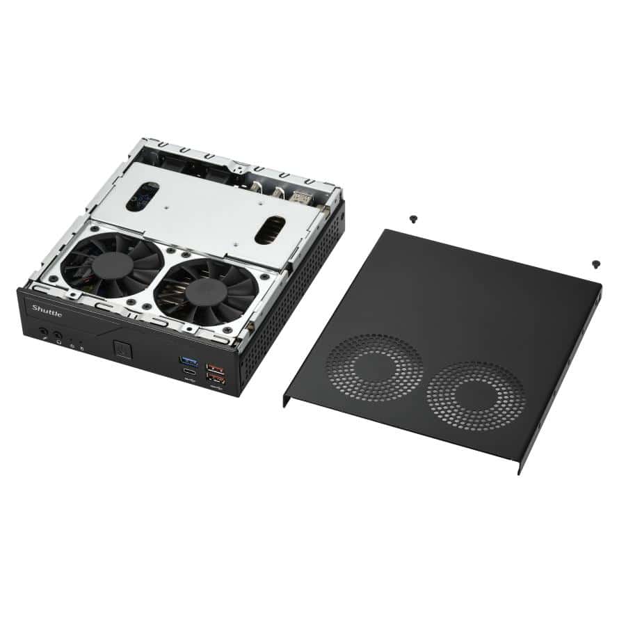 Shuttle PIB-DH770001 DH770 Mini PC barebone, LGA 1700, Intel H770, DDR5, 2x 2.5G LAN, 2x M.2, 24/7 5 Shuttle PIB-DH770001 DH770 Mini PC barebone, LGA 1700, Intel H770, DDR5, 2x 2.5G LAN, 2x M.2, 24/7 - Afbeelding 5