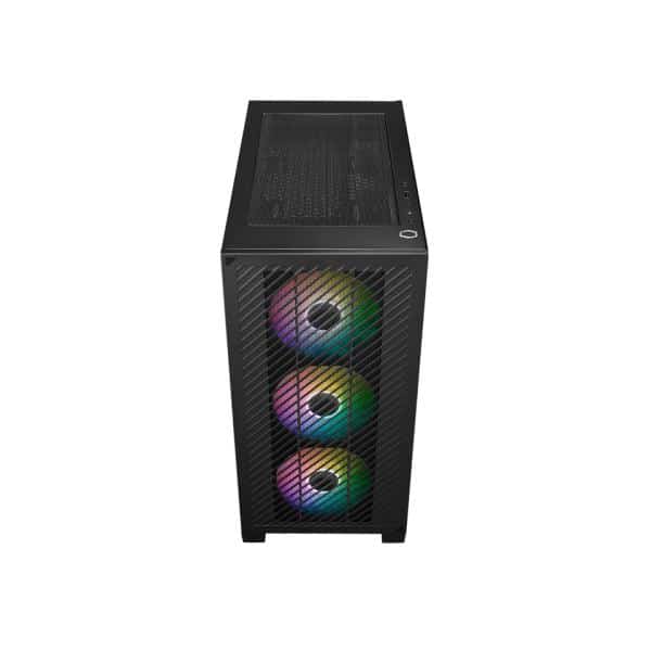 Cooler Master E301-KGNN-S00 Elite 301 Black ARGB, ATX, Window, USB 3.2 Gen 1 Type-C, 3x 120mm ARGB 2 Cooler Master E301-KGNN-S00 Elite 301 Black ARGB, ATX, Window, USB 3.2 Gen 1 Type-C, 3x 120mm ARGB - Afbeelding 2
