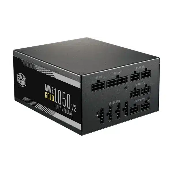 Cooler Master MPE-A501-AFCAG-3EEU MWE Gold 1050 V2 Black, ATX3.1, 1050W, =90% @Typical, 3x PCie6+2 5 Cooler Master MPE-A501-AFCAG-3EEU MWE Gold 1050 V2 Black, ATX3.1, 1050W, =90% @Typical, 3x PCie6+2 - Afbeelding 5