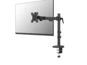 Neomounts DS60-600BL1 desk monitor arm, Clamp/Grommet, 8 kg, 10" - 32", 100 x 100 mm, Black