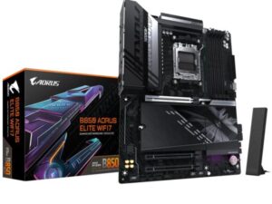 Gigabyte B850 A ELITE WF7 AORUS ELITE WIFI7, ATX, AMD AM5, B850, 4x DDR5 8200(O.C) 2.5 Gbe, Wi-Fi 7