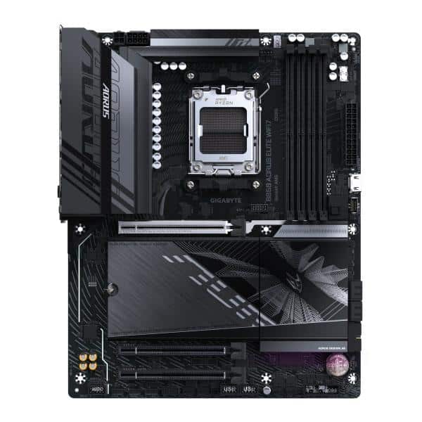 Gigabyte B850 A ELITE WF7 AORUS ELITE WIFI7, ATX, AMD AM5, B850, 4x DDR5 8200(O.C) 2.5 Gbe, Wi-Fi 7 2 Gigabyte B850 A ELITE WF7 AORUS ELITE WIFI7, ATX, AMD AM5, B850, 4x DDR5 8200(O.C) 2.5 Gbe, Wi-Fi 7 - Afbeelding 2