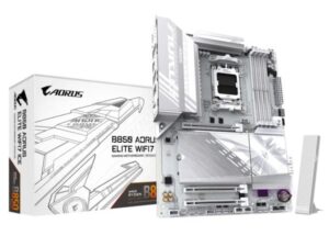 Gigabyte B850 A ELITE WF7 ICE AORUS ELITE WIFI 7 ICE, ATX, AMD AM5, B850, 4x DDR5, 2.5 Gbe, Wi-Fi 7