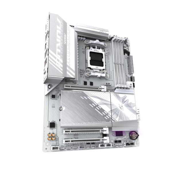 Gigabyte B850 A ELITE WF7 ICE AORUS ELITE WIFI 7 ICE, ATX, AMD AM5, B850, 4x DDR5, 2.5 Gbe, Wi-Fi 7 3 Gigabyte B850 A ELITE WF7 ICE AORUS ELITE WIFI 7 ICE, ATX, AMD AM5, B850, 4x DDR5, 2.5 Gbe, Wi-Fi 7 - Afbeelding 3